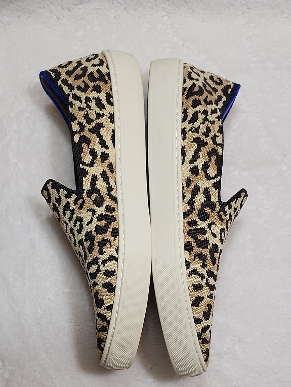 Rothy's The Original Slip On Loafers Washable Animal Print Shoes Sz 10 - Picture 8 of 16